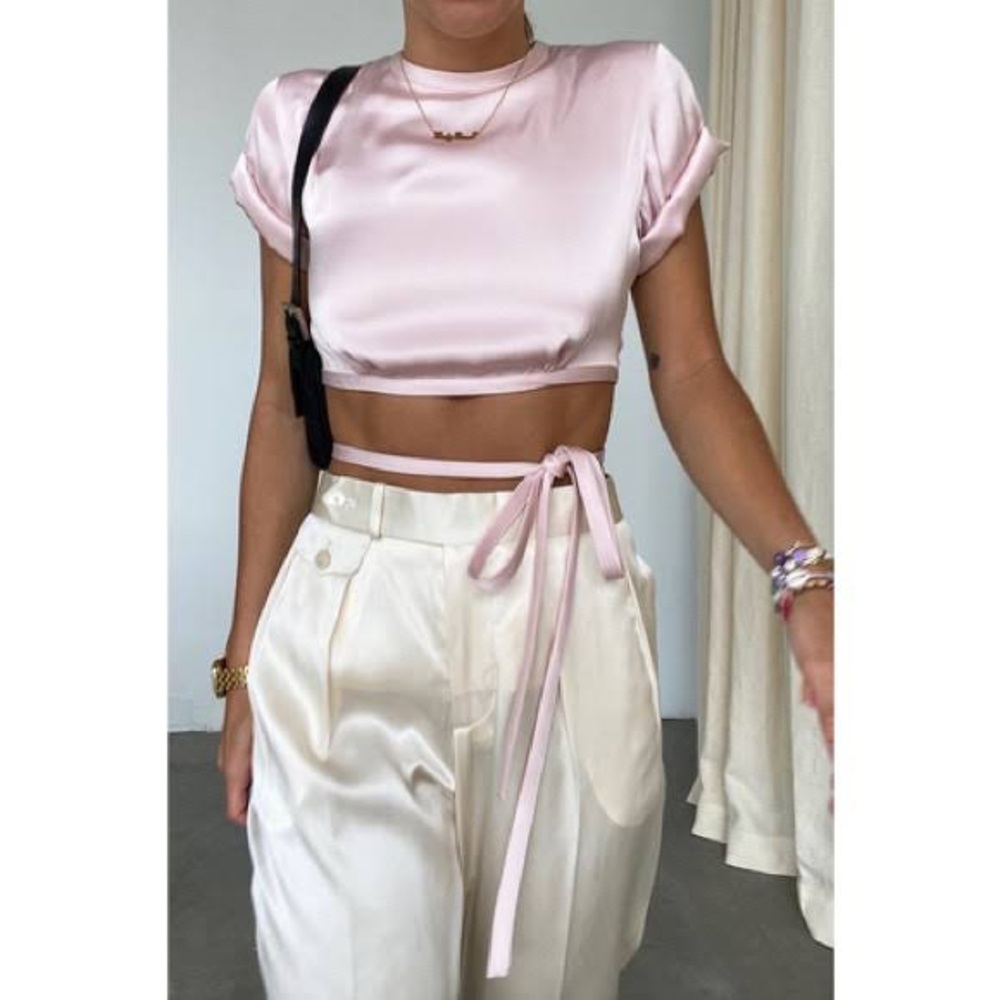 orseund iris le club top in mauve (size M)